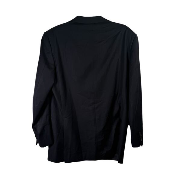 Ermenegildo Zegna Fit Rom Black 100% Wool Blazer Sport Coat Mens EUR 50 US 40R - Picture 4 of 8